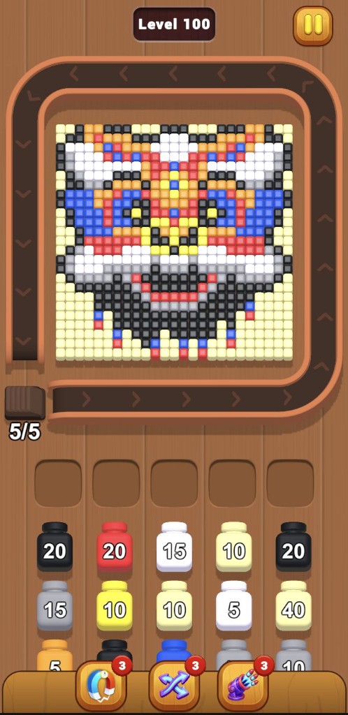 Lumi Cube Rail Mosaic — Level 100 lion dance mosaic